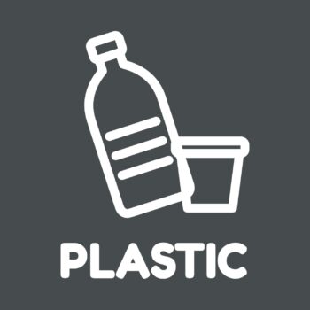 Container sticker plastic ontwerp