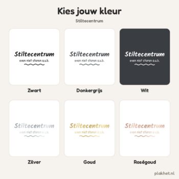 deur stiltecentrum kleuren