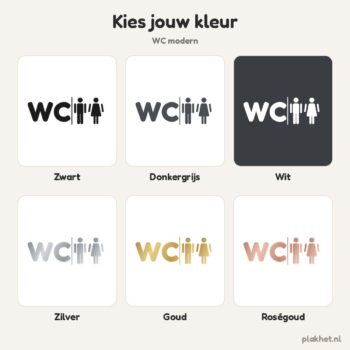 deur wc modern kleuren