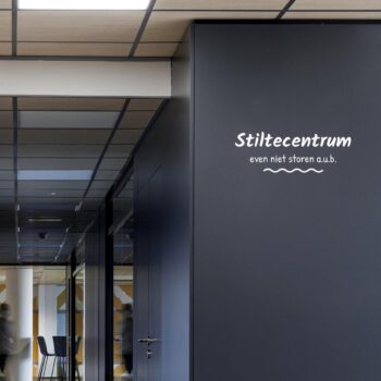 deursticker stiltecentrum wit