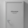 deursticker stiltecentrum zwart