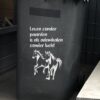 Kliko sticker leven zonder paarden - Leven zonder paarden is als ademhalen zonder lucht