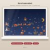 Kerst raamstickers aanvulset op raam