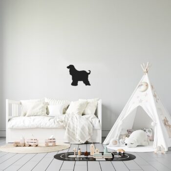 Muursticker Afghaanse windhond in de kinderkamer