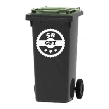 Getande stempel-sticker met sterren op een kliko