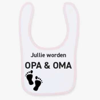 slabbetje Jullie worden opa en oma PlakHetsign-jullie worden opa en oma