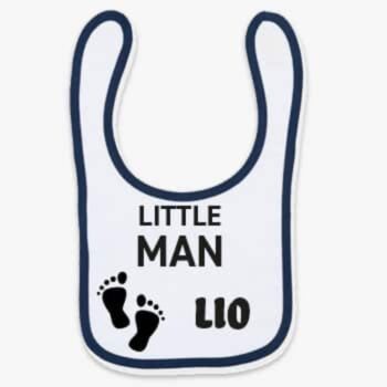 Slabbetje Little Man PlakHet