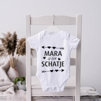 ROMPER Naam en pijlen PlakHet