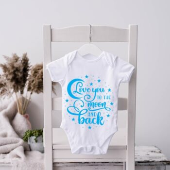 Romper love you to the moon and back - stormIT Design Romper we love you to the moon and back