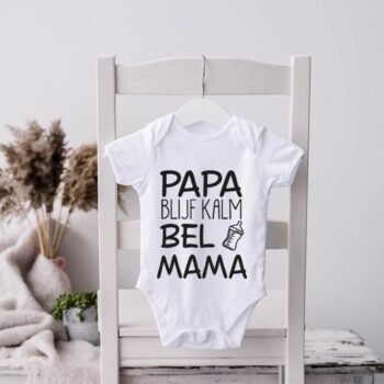 ROMPER PAPA blijf kalm PlakHet