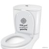 wc sticker mik goed zwart